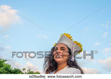 Portrait of student at graduation View Large Photo Image Stock Image - Portrait of student at graduation. Fotosearch