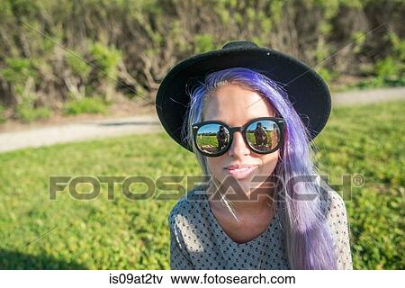 "Woman with sun glasses and hat, El Capitan, California, USA" View Large Photo Image Stock Photo - "Woman with sun glasses and hat, El Capitan, California, USA". Fotosearch