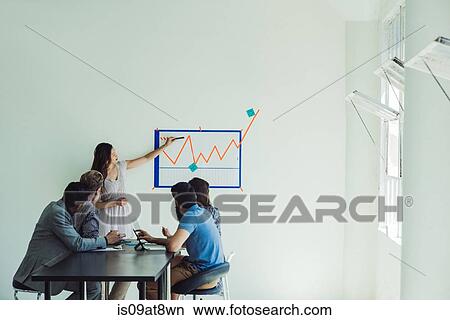Picture - Business people in brainstorming meeting. Fotosearch