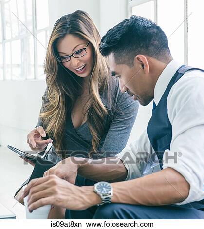Picture - Business people working together. Fotosearch
