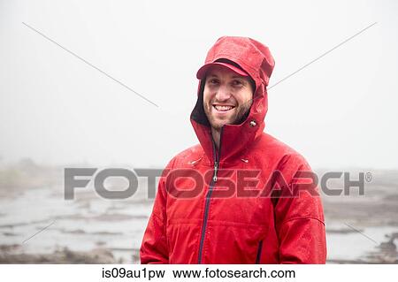 Hiker by lake, Lake Blanco, Washington, USA View Large Photo Image Stock Photo - Hiker by lake, Lake Blanco, Washington, USA. Fotosearch