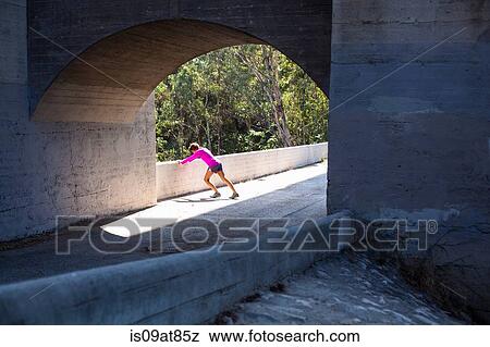 Jogger stretching, Arroyo Seco Park, Pasadena, California, USA View Large Photo Image Stock Photo - Jogger stretching, Arroyo Seco Park, Pasadena, California, USA. Fotosearch