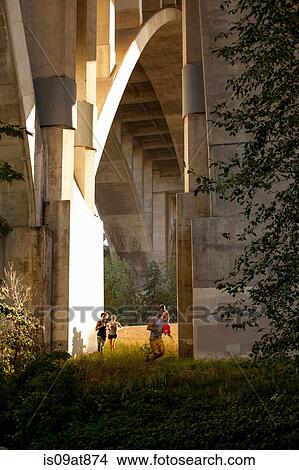 Joggers running under arch bridge, Arroyo Seco Park, Pasadena, California, USA View Large Photo Image Picture - Joggers running under arch bridge, Arroyo Seco Park, Pasadena, California, USA. Fotosearch