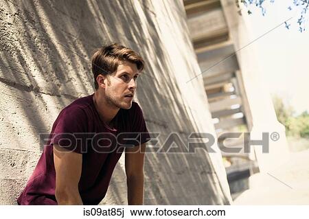 Man leaning against structure, Arroyo Seco Park, Pasadena, California, USA View Large Photo Image Stock Image - Man leaning against structure, Arroyo Seco Park, Pasadena, California, USA. Fotosearch