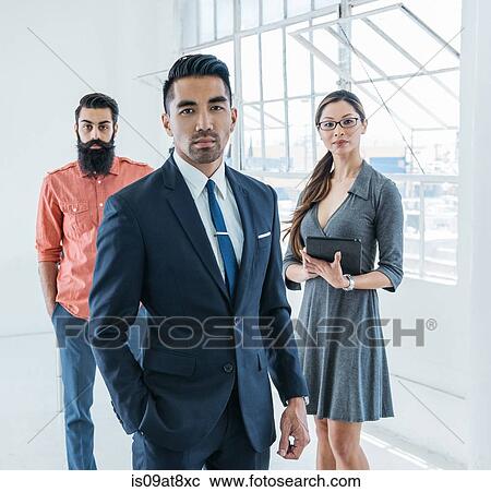 Portrait of business people View Large Photo Image Stock Image - Portrait of business people. Fotosearch