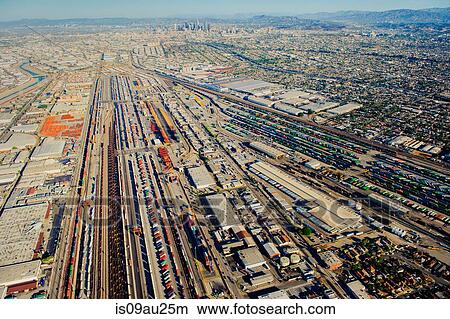 Shipping containers, aerial view View Large Photo Image Picture - Shipping containers, aerial view. Fotosearch