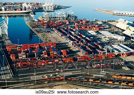 Shipping port, Los Angeles, California, USA View Large Photo Image Stock Image - Shipping port, Los Angeles, California, USA. Fotosearch