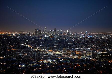 Aerial view of city, Los Angeles, USA View Large Photo Image Stock Image - Aerial view of city, Los Angeles, USA. Fotosearch