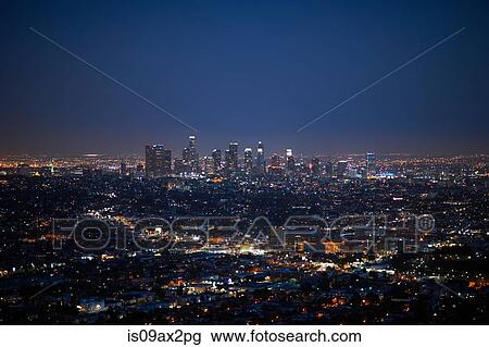 Aerial view of city, Los Angeles, USA View Large Photo Image Stock Image - Aerial view of city, Los Angeles, USA. Fotosearch