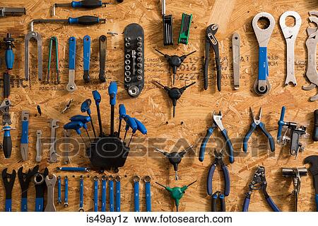 Assortment of bicycle tools View Large Photo Image Stock Photo - Assortment of bicycle tools. Fotosearch