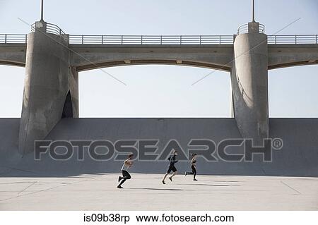 Athletes jogging, Van Nuys, California, USA View Large Photo Image Stock Photography - Athletes jogging, Van Nuys, California, USA. Fotosearch