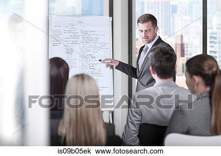 Businessman and businesswomen at brainstorming meeting in office View Large Photo Image Stock Image - Businessman and businesswomen at brainstorming meeting in office. Fotosearch