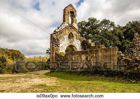 Picture - Chapel ruins, Spain. Fotosearch