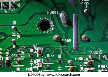 Close up of computer circuit board View Large Photo Image Stock Photo - Close up of computer circuit board. Fotosearch