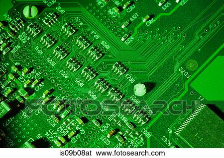 Close up of computer circuit board View Large Photo Image Stock Photograph - Close up of computer circuit board. Fotosearch