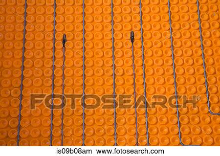 Close up of underfloor heating elements View Large Photo Image Picture - Close up of underfloor heating elements. Fotosearch
