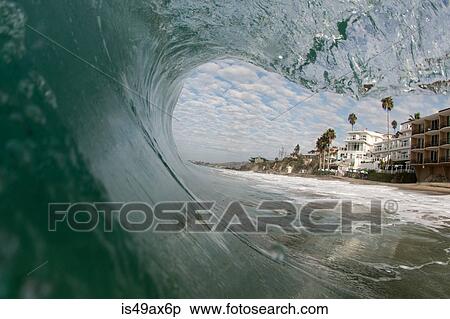 Close up surface level view of rolling wave and beach, Laguna Beach, California, USA View Large Photo Image Stock Photography - Close up surface level view of rolling wave and beach, Laguna Beach, California, USA. Fotosearch