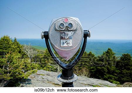 Coin operated binoculars on ridge, Blue Ridge Mountains, North Carolina, USA View Large Photo Image Stock Image - Coin operated binoculars on ridge, Blue Ridge Mountains, North Carolina, USA. Fotosearch