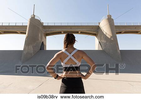 Female athlete, Van Nuys, California, USA View Large Photo Image Stock Photo - Female athlete, Van Nuys, California, USA. Fotosearch
