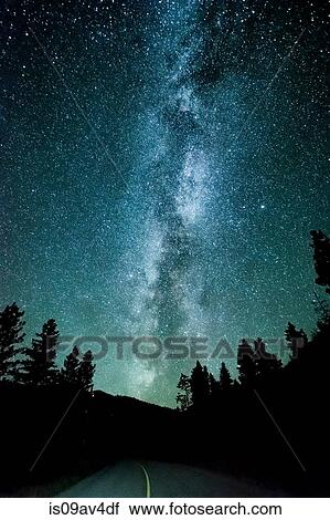 Forest road and milky way at night, Penticton, British Columbia, Canada View Large Photo Image Stock Image - Forest road and milky way at night, Penticton, British Columbia, Canada. Fotosearch