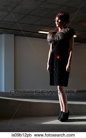 Full length image of fashion model looking away View Large Photo Image Stock Image - Full length image of fashion model looking away. Fotosearch