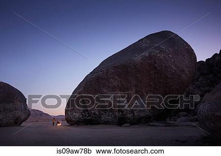Stock Image - Giant rock, Yucca Valley, California. Fotosearch