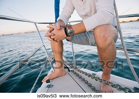 Man enjoying view on sailboat, San Diego Bay, California, USA View Large Photo Image Stock Image - Man enjoying view on sailboat, San Diego Bay, California, USA. Fotosearch