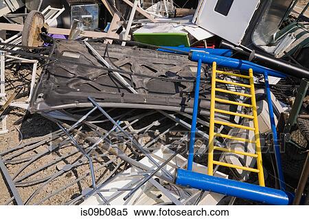Pile of metal at scrap yard View Large Photo Image Stock Photography - Pile of metal at scrap yard. Fotosearch