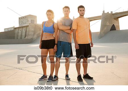 Portrait of athletes, Van Nuys, California, USA View Large Photo Image Stock Image - Portrait of athletes, Van Nuys, California, USA. Fotosearch