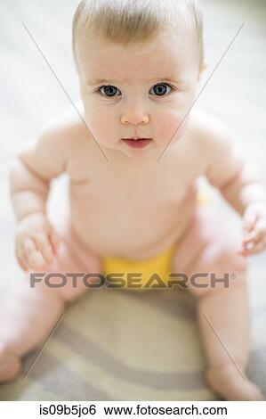 Portrait of baby girl View Large Photo Image Stock Photograph - Portrait of baby girl. Fotosearch