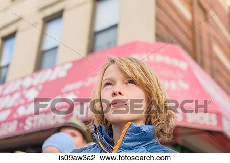 Portrait of boy, looking away View Large Photo Image Stock Image - Portrait of boy, looking away. Fotosearch