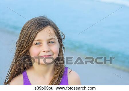 Portrait of cute girl on beach, Asbury Park, New Jersey, USA View Large Photo Image Stock Photograph - Portrait of cute girl on beach, Asbury Park, New Jersey, USA. Fotosearch