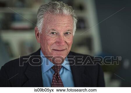 Portrait of grey haired senior businessman in office View Large Photo Image Stock Photo - Portrait of grey haired senior businessman in office. Fotosearch
