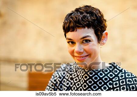 Portrait of mid adult woman, smiling View Large Photo Image Stock Photography - Portrait of mid adult woman, smiling. Fotosearch