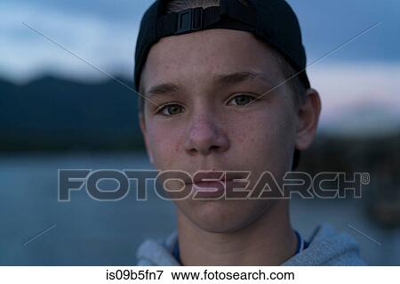 Portrait of teenage boy looking at camera, Pacific Rim National Park, Vancouver Island, Canada View Large Photo Image Stock Photo - Portrait of teenage boy looking at camera, Pacific Rim National Park, Vancouver Island, Canada. Fotosearch