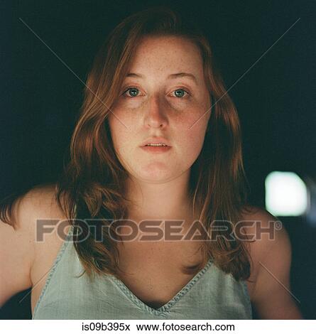 Portrait of young adult woman View Large Photo Image Stock Photo - Portrait of young adult woman. Fotosearch