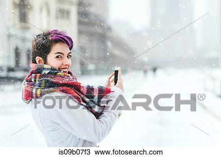 Portrait of young woman standing in front of the Christian Science Centre and Prudential building with snow, Boston, Massachusetts, USA View Large Photo Image Stock Image - Portrait of young woman standing in front of the Christian Science Centre and Prudential building with snow, Boston, Massachusetts, USA. Fotosearch