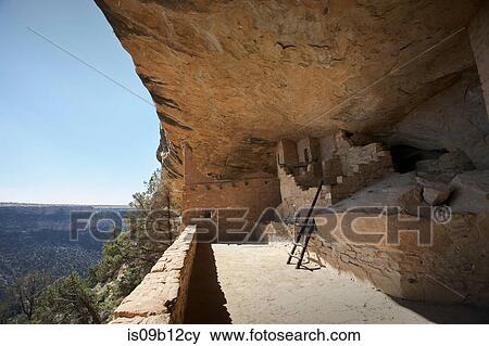 Rock dwelling ruins at Mesa Verde National Park, Colorado, USA View Large Photo Image Stock Photo - Rock dwelling ruins at Mesa Verde National Park, Colorado, USA. Fotosearch