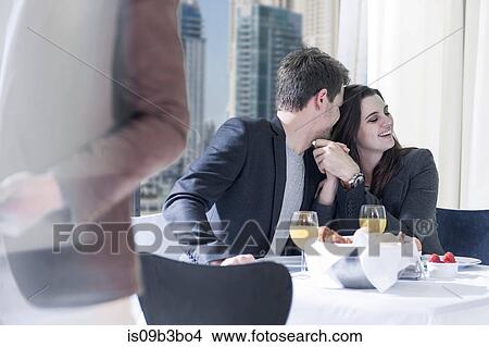 Romantic young couple at breakfast in hotel restaurant View Large Photo Image Picture - Romantic young couple at breakfast in hotel restaurant. Fotosearch