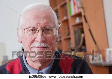 Senior man at home View Large Photo Image Stock Image - Senior man at home. Fotosearch