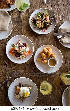 Setting and food for group brunch View Large Photo Image Stock Image - Setting and food for group brunch. Fotosearch