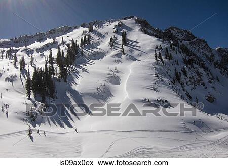Snowy landscape, Utah, USA View Large Photo Image Stock Photo - Snowy landscape, Utah, USA. Fotosearch