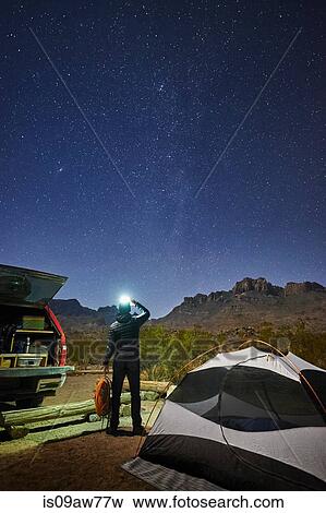 Stargazer, Big Bend National Park, Texas View Large Photo Image Stock Photo - Stargazer, Big Bend National Park, Texas. Fotosearch