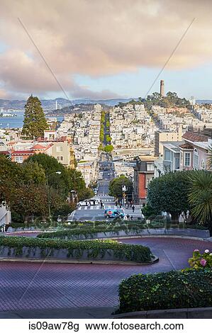 View from hilltop, San Francisco, California View Large Photo Image Stock Image - View from hilltop, San Francisco, California. Fotosearch