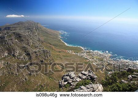Aerial view of cape town View Large Photo Image Stock Image - Aerial view of cape town. Fotosearch
