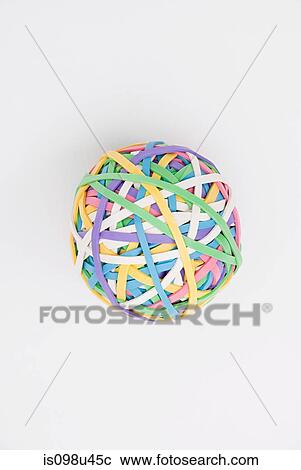 Ball of rubber bands View Large Photo Image Stock Image - Ball of rubber bands. Fotosearch
