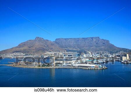Stock Image - Cape town harbour. Fotosearch
