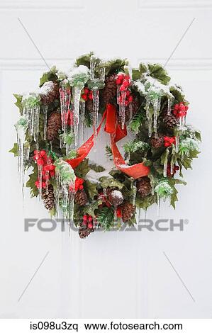 Christmas wreath View Large Photo Image Stock Photography - Christmas wreath. Fotosearch