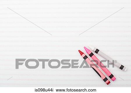 Crayons on line background View Large Photo Image Stock Image - Crayons on line background. Fotosearch