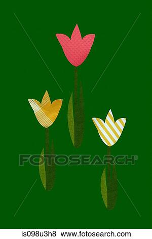 Flowers against green background View Large Photo Image Stock Photo - Flowers against green background. Fotosearch